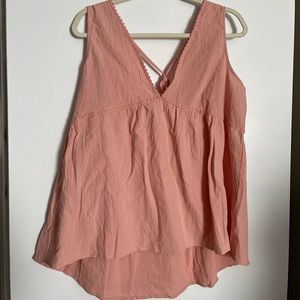 Pink tank top